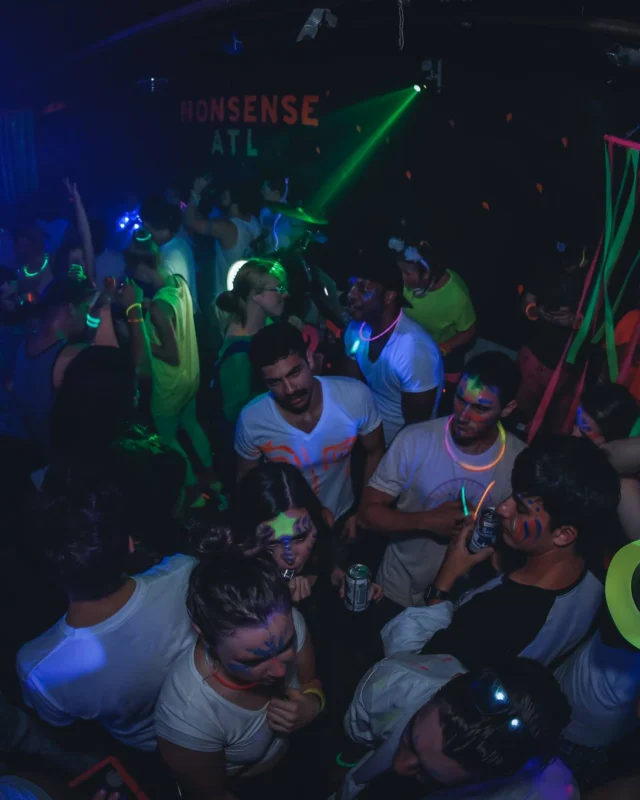 Nonsense EAV: Glow In The Dark! Atlanta's most ridiculous Indie/Alternative Dance Party! 3rd Friday of Every Month at The Basement in East Atlanta Village.