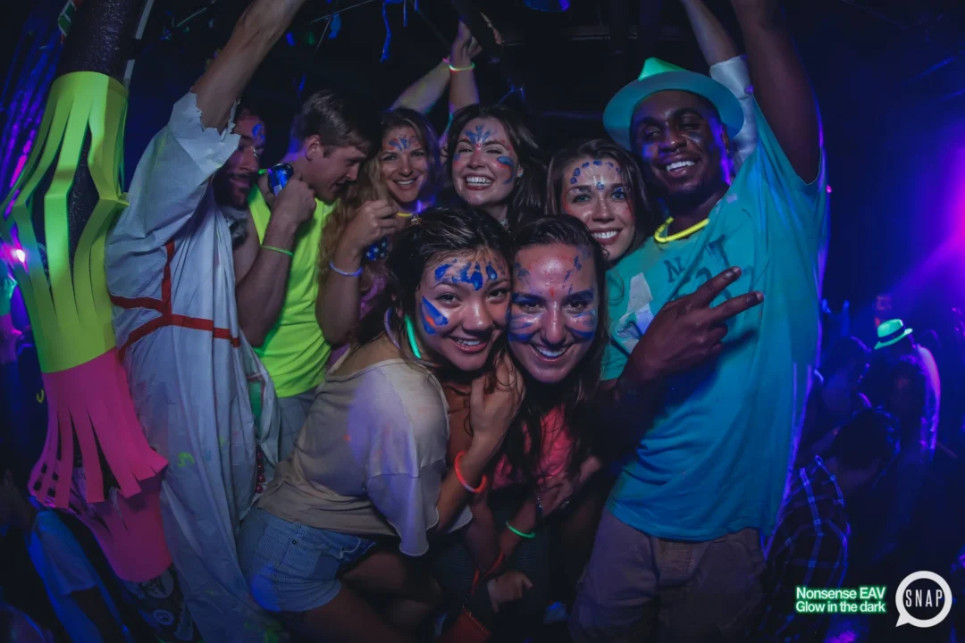 Nonsense EAV: Glow In The Dark! Atlanta's most ridiculous Indie/Alternative Dance Party! 3rd Friday of Every Month at The Basement in East Atlanta Village.