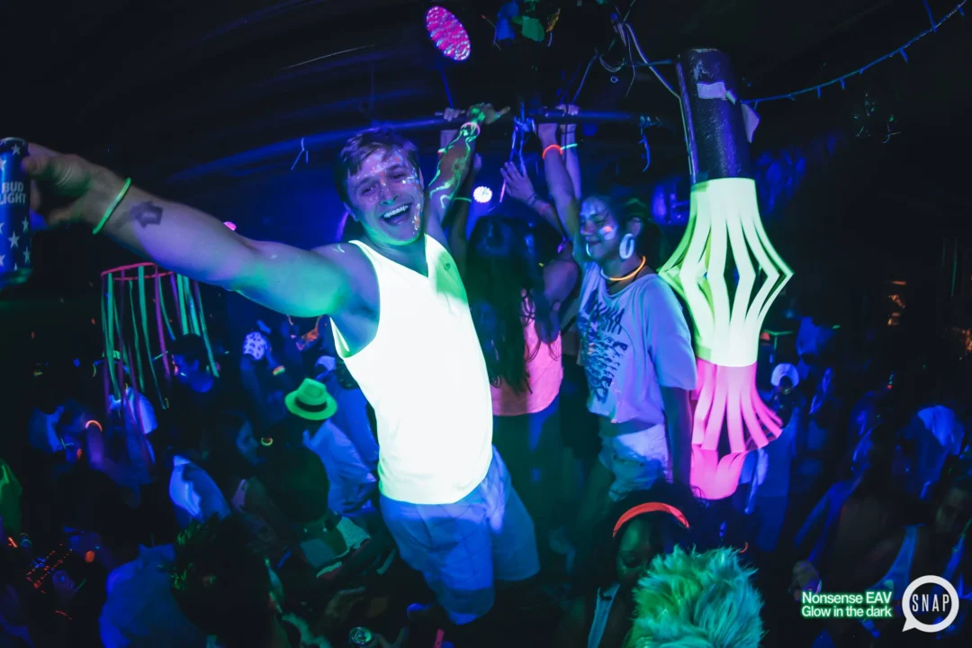 Nonsense EAV: Glow In The Dark! Atlanta's most ridiculous Indie/Alternative Dance Party! 3rd Friday of Every Month at The Basement in East Atlanta Village.