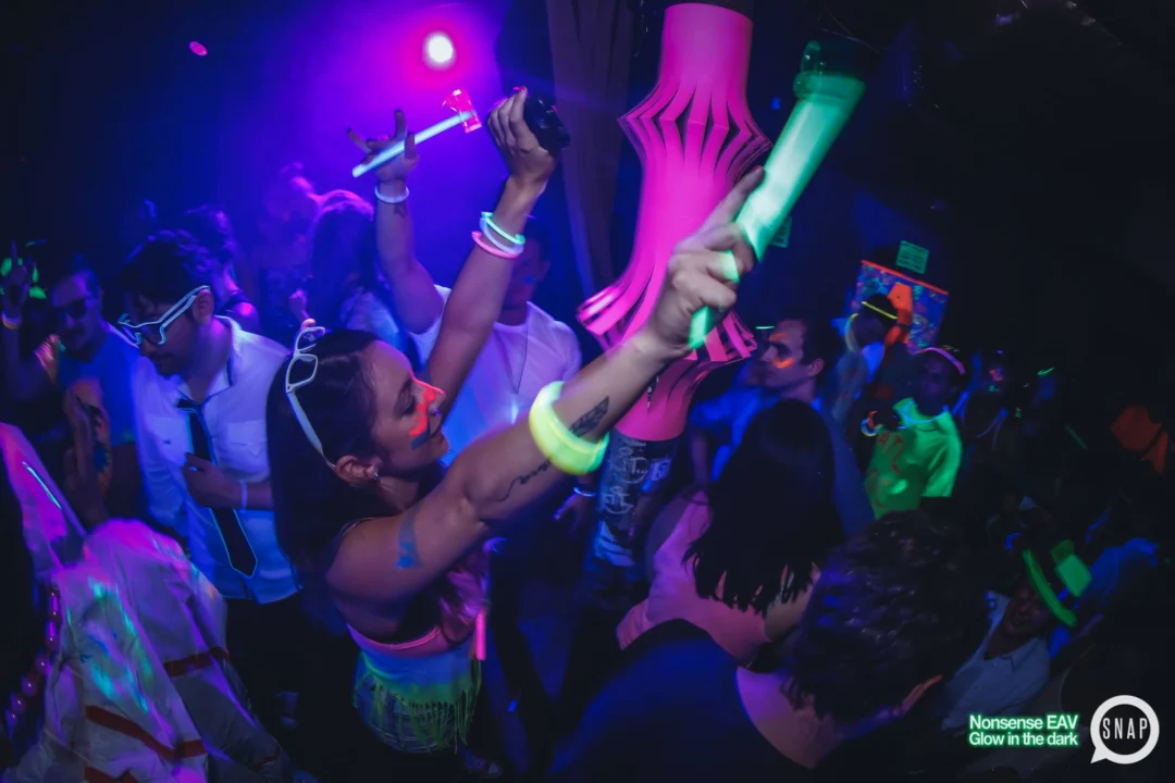 Nonsense EAV: Glow In The Dark! Atlanta's most ridiculous Indie/Alternative Dance Party! 3rd Friday of Every Month at The Basement in East Atlanta Village.