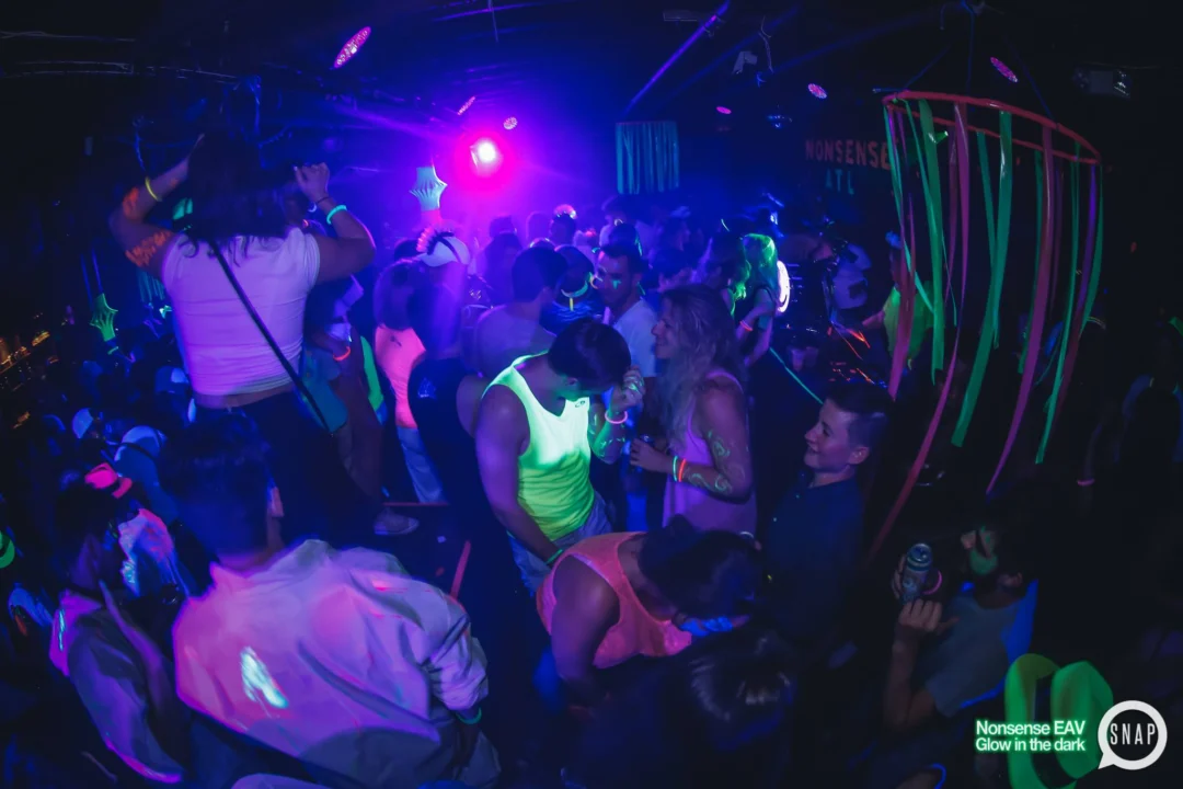 Nonsense EAV: Glow In The Dark! Atlanta's most ridiculous Indie/Alternative Dance Party! 3rd Friday of Every Month at The Basement in East Atlanta Village.
