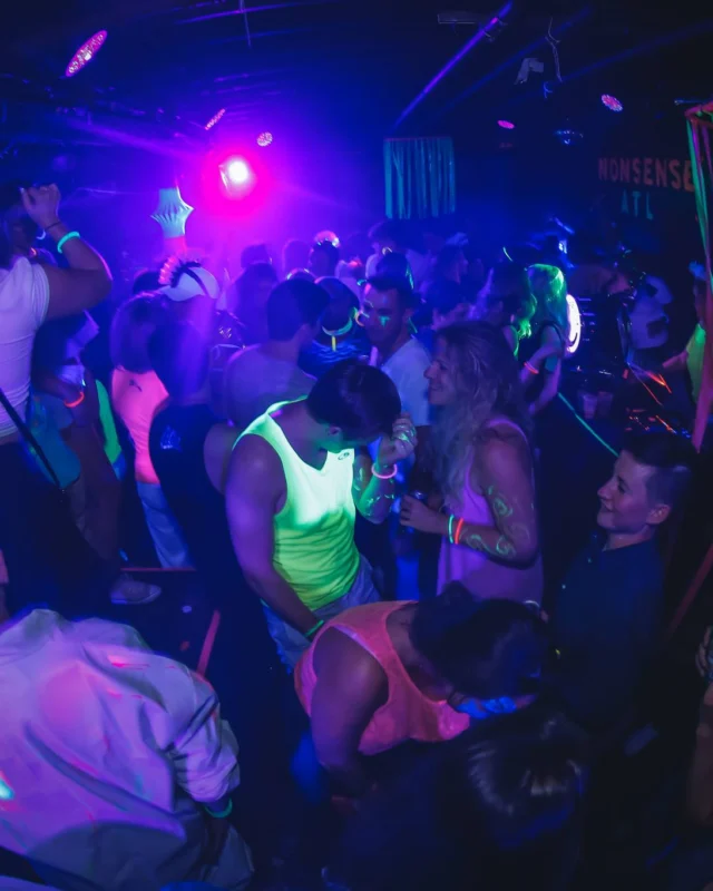 Nonsense EAV: Glow In The Dark! Atlanta's most ridiculous Indie/Alternative Dance Party! 3rd Friday of Every Month at The Basement in East Atlanta Village.
