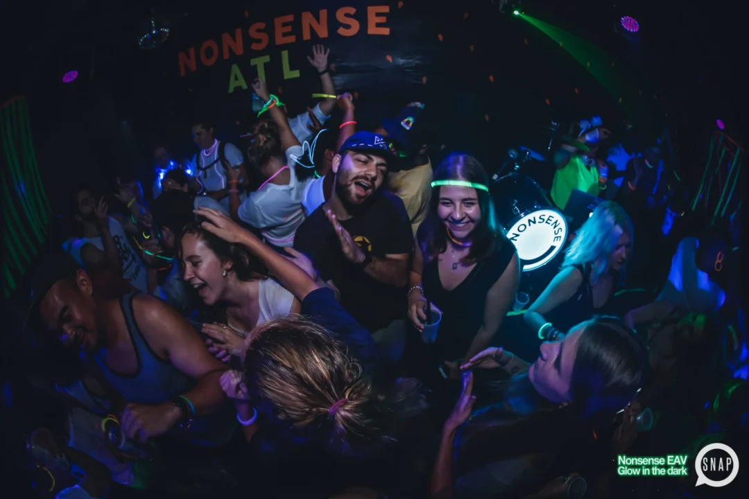 Nonsense EAV: Glow In The Dark! Atlanta's most ridiculous Indie/Alternative Dance Party! 3rd Friday of Every Month at The Basement in East Atlanta Village.