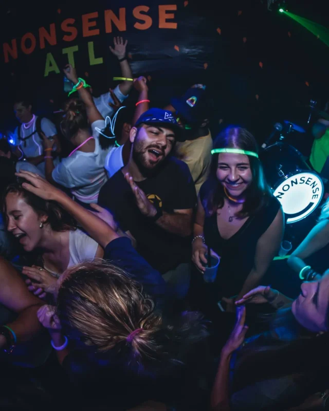 Nonsense EAV: Glow In The Dark! Atlanta's most ridiculous Indie/Alternative Dance Party! 3rd Friday of Every Month at The Basement in East Atlanta Village.