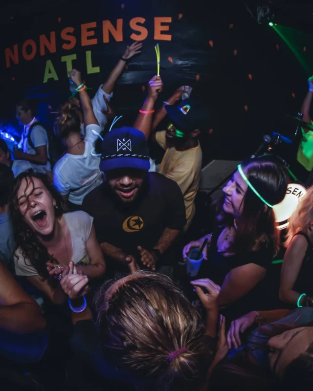 Nonsense EAV: Glow In The Dark! Atlanta's most ridiculous Indie/Alternative Dance Party! 3rd Friday of Every Month at The Basement in East Atlanta Village.