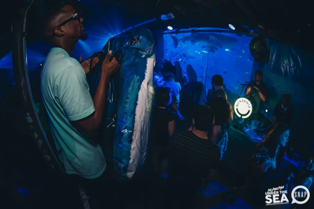 Nonsense EAV: Under The Sea! Atlanta's Indie/alternative dance party on the 3rd Fridays at The Basement in East Atlanta. We get ridiculous. Photo by Oh Snap Kid!