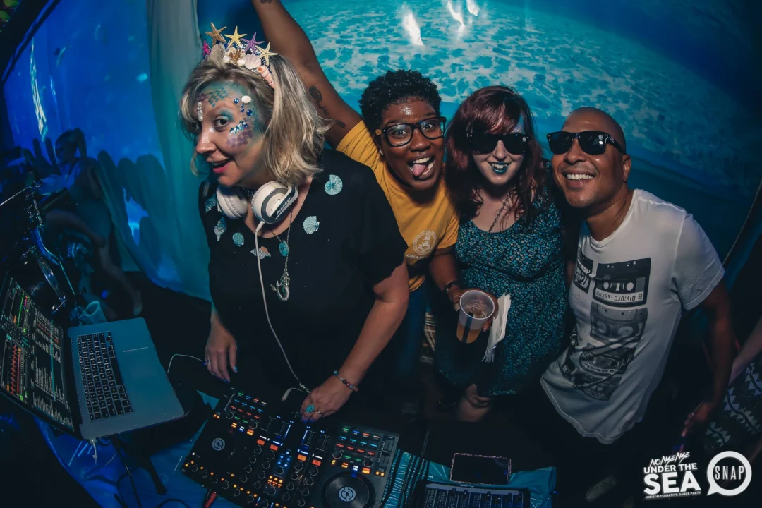 Nonsense EAV: Under The Sea! Atlanta's Indie/alternative dance party on the 3rd Fridays at The Basement in East Atlanta. We get ridiculous. Photo by Oh Snap Kid!