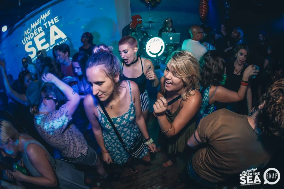 Nonsense EAV: Under The Sea! Atlanta's Indie/alternative dance party on the 3rd Fridays at The Basement in East Atlanta. We get ridiculous. Photo by Oh Snap Kid!