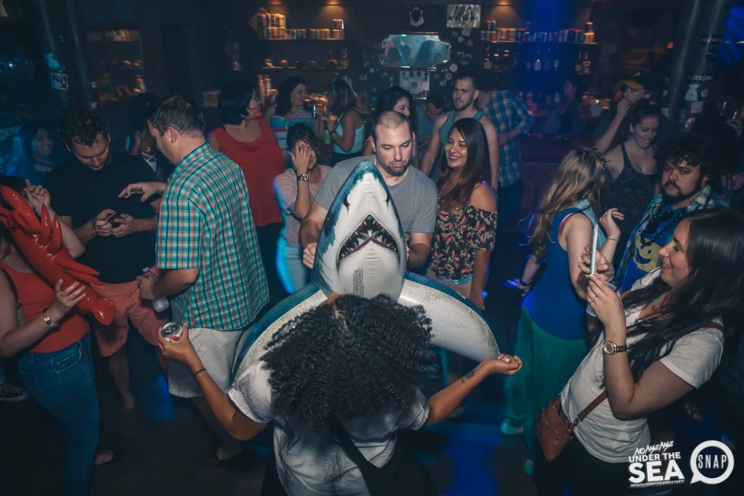 Nonsense EAV: Under The Sea! Atlanta's Indie/alternative dance party on the 3rd Fridays at The Basement in East Atlanta. We get ridiculous. Photo by Oh Snap Kid!