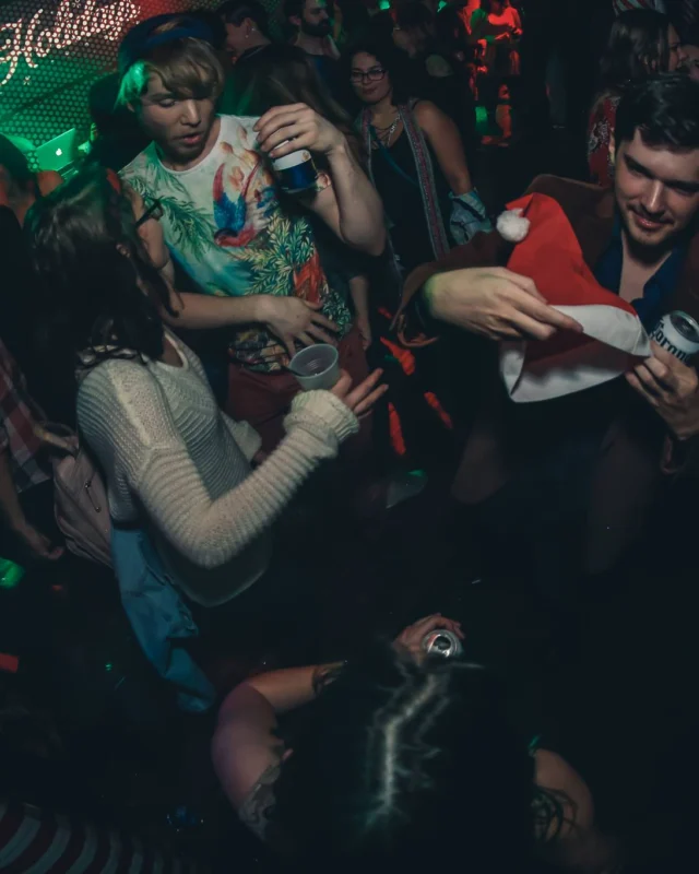 Nonsense EAV 2016 Holiday Party! Kimber! Fuller! Santa! The Basement was festive AF! Tag your friends! Photography by Oh Snap Kid