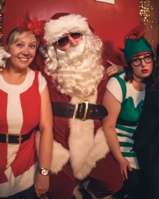 Nonsense EAV 2016 Holiday Party! Kimber! Fuller! Santa! The Basement was festive AF! Tag your friends! Photography by Oh Snap Kid