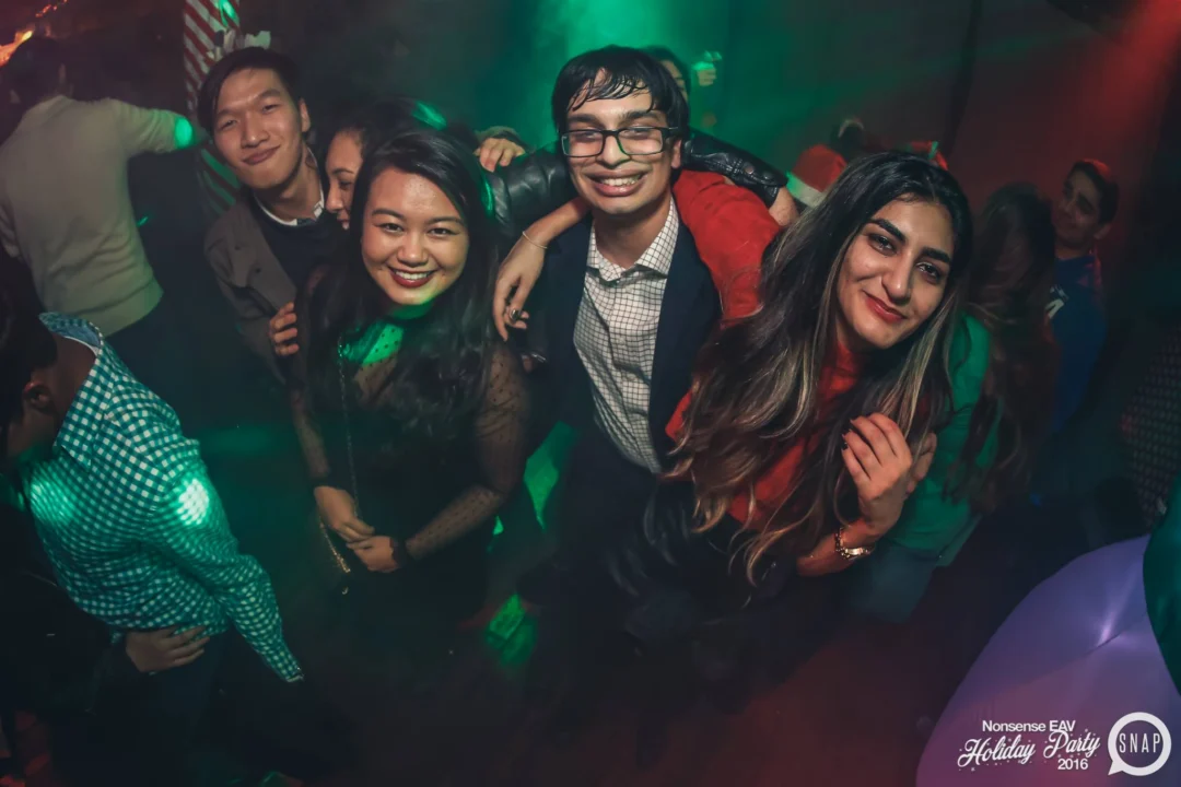 Nonsense EAV 2016 Holiday Party! Kimber! Fuller! Santa! The Basement was festive AF! Tag your friends! Photography by Oh Snap Kid