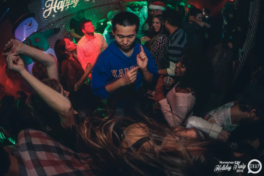 Nonsense EAV 2016 Holiday Party! Kimber! Fuller! Santa! The Basement was festive AF! Tag your friends! Photography by Oh Snap Kid