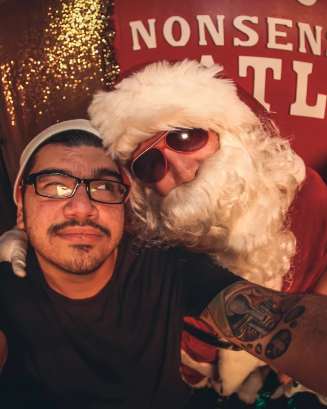 Nonsense EAV 2016 Holiday Party! Kimber! Fuller! Santa! The Basement was festive AF! Tag your friends! Photography by Oh Snap Kid