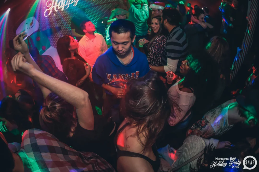 Nonsense EAV 2016 Holiday Party! Kimber! Fuller! Santa! The Basement was festive AF! Tag your friends! Photography by Oh Snap Kid