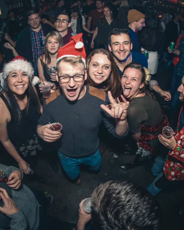Nonsense EAV 2016 Holiday Party! Kimber! Fuller! Santa! The Basement was festive AF! Tag your friends! Photography by Oh Snap Kid