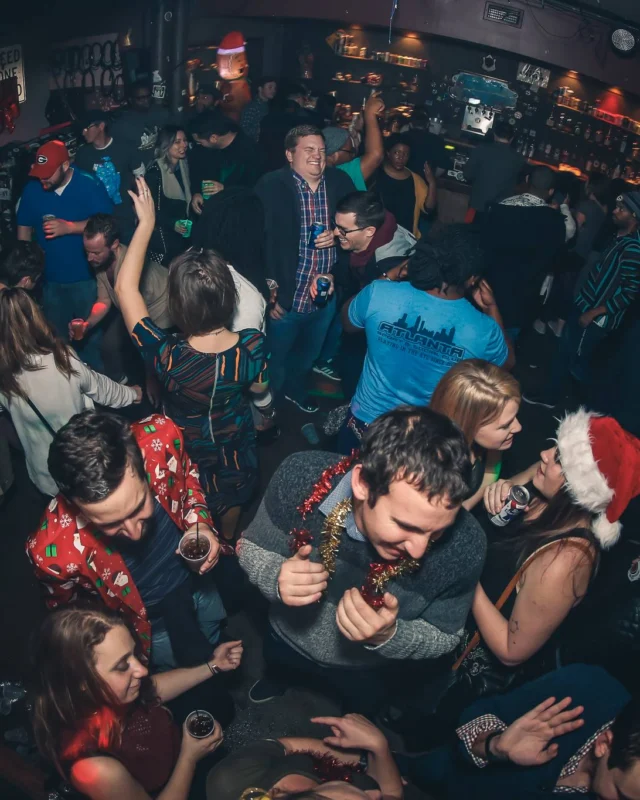 Nonsense EAV 2016 Holiday Party! Kimber! Fuller! Santa! The Basement was festive AF! Tag your friends! Photography by Oh Snap Kid