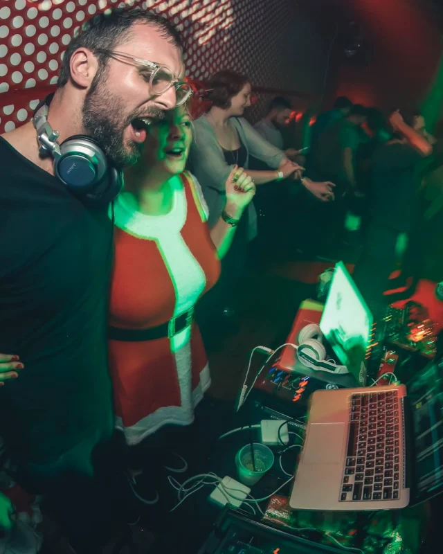 Nonsense EAV 2016 Holiday Party! Kimber! Fuller! Santa! The Basement was festive AF! Tag your friends! Photography by Oh Snap Kid