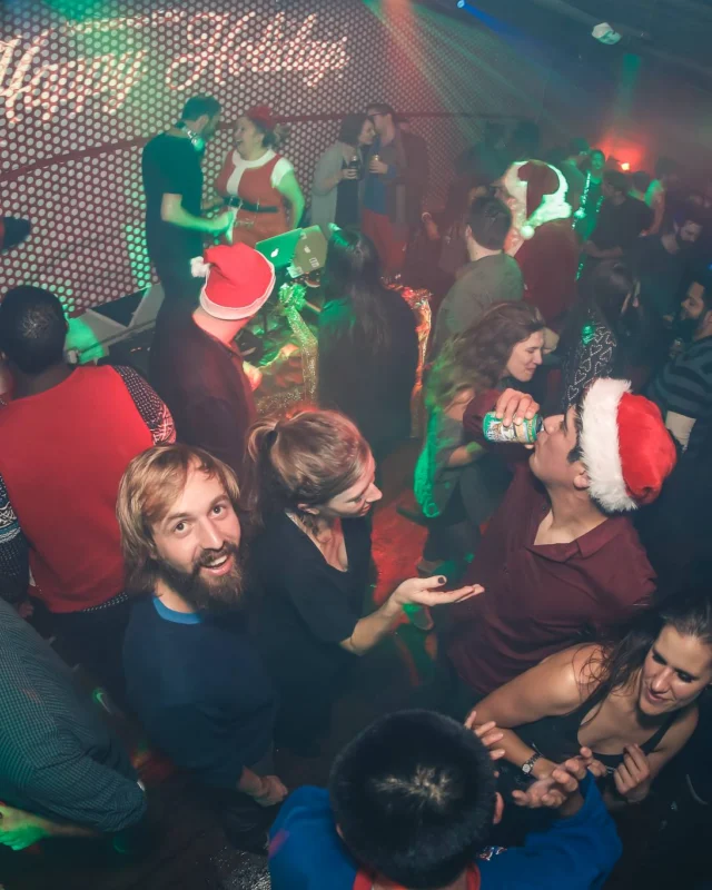 Nonsense EAV 2016 Holiday Party! Kimber! Fuller! Santa! The Basement was festive AF! Tag your friends! Photography by Oh Snap Kid