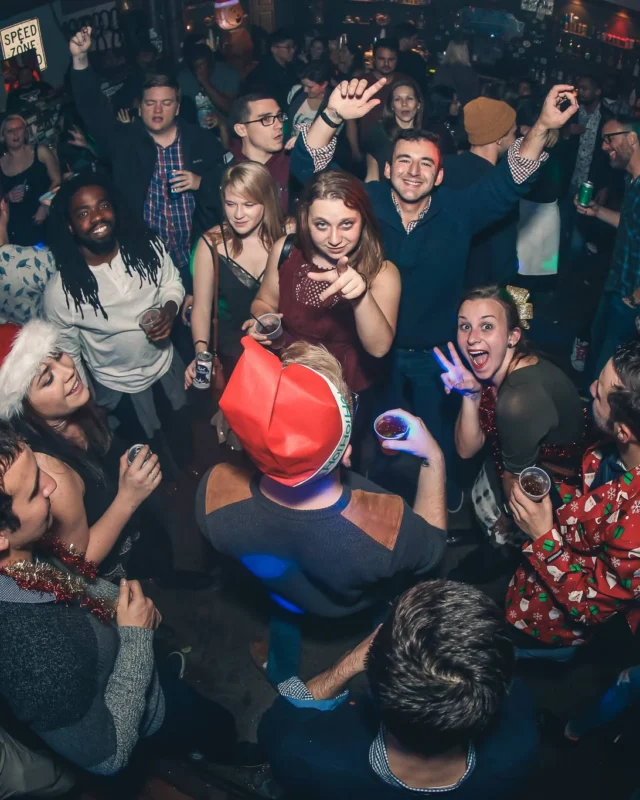 Nonsense EAV 2016 Holiday Party! Kimber! Fuller! Santa! The Basement was festive AF! Tag your friends! Photography by Oh Snap Kid