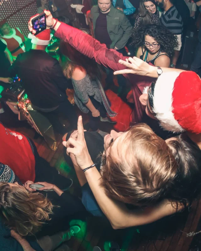 Nonsense EAV 2016 Holiday Party! Kimber! Fuller! Santa! The Basement was festive AF! Tag your friends! Photography by Oh Snap Kid
