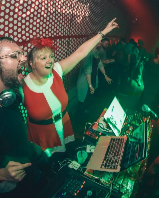 Nonsense EAV 2016 Holiday Party! Kimber! Fuller! Santa! The Basement was festive AF! Tag your friends! Photography by Oh Snap Kid