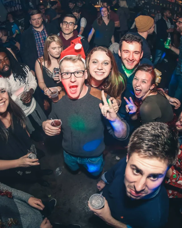 Nonsense EAV 2016 Holiday Party! Kimber! Fuller! Santa! The Basement was festive AF! Tag your friends! Photography by Oh Snap Kid