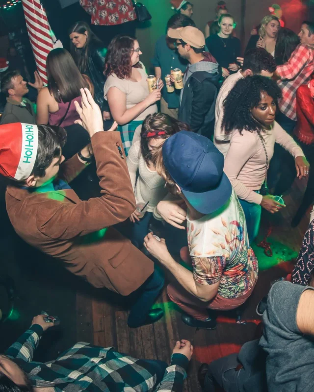 Nonsense EAV 2016 Holiday Party! Kimber! Fuller! Santa! The Basement was festive AF! Tag your friends! Photography by Oh Snap Kid