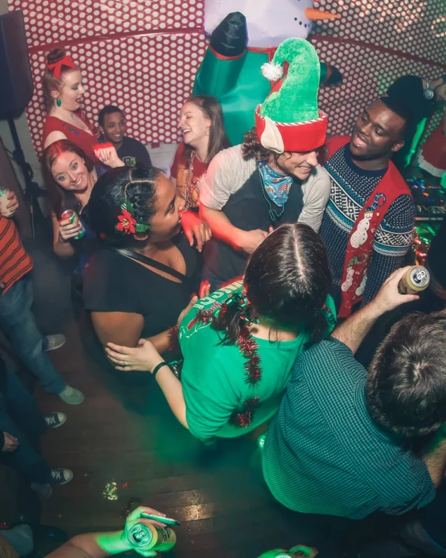 Nonsense EAV 2016 Holiday Party! Kimber! Fuller! Santa! The Basement was festive AF! Tag your friends! Photography by Oh Snap Kid