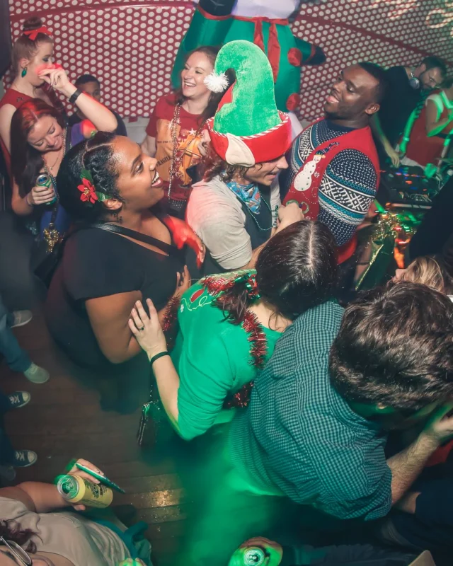 Nonsense EAV 2016 Holiday Party! Kimber! Fuller! Santa! The Basement was festive AF! Tag your friends! Photography by Oh Snap Kid