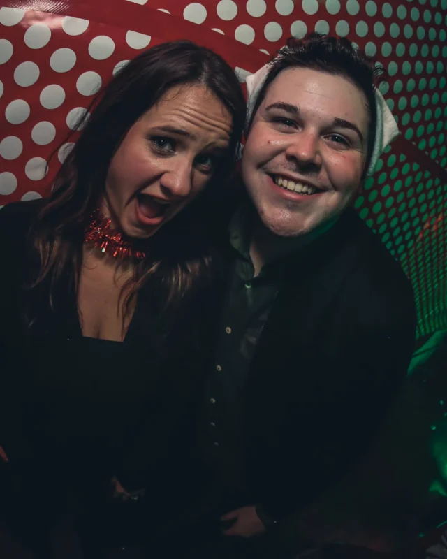 Nonsense EAV 2016 Holiday Party! Kimber! Fuller! Santa! The Basement was festive AF! Tag your friends! Photography by Oh Snap Kid