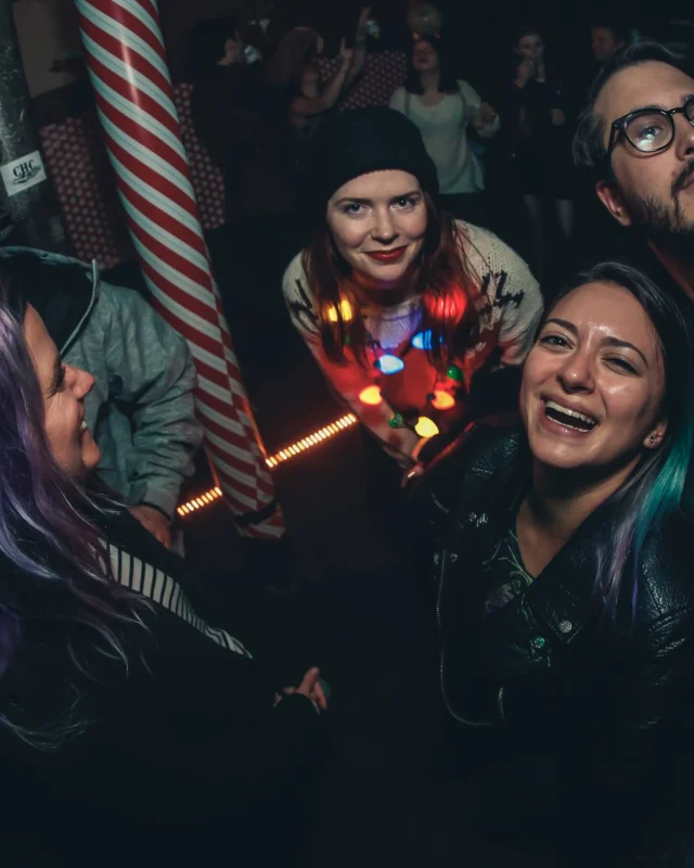 Nonsense EAV 2016 Holiday Party! Kimber! Fuller! Santa! The Basement was festive AF! Tag your friends! Photography by Oh Snap Kid