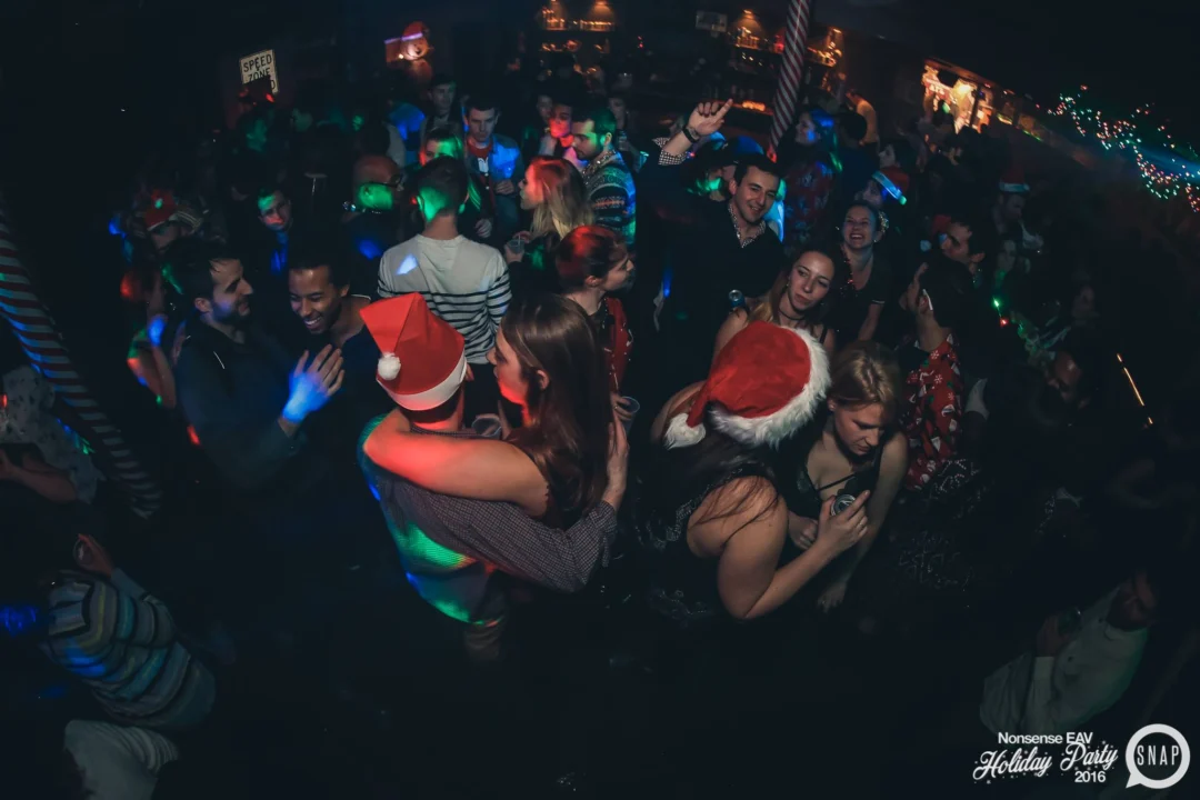 Nonsense EAV 2016 Holiday Party! Kimber! Fuller! Santa! The Basement was festive AF! Tag your friends! Photography by Oh Snap Kid
