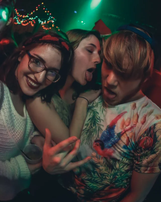 Nonsense EAV 2016 Holiday Party! Kimber! Fuller! Santa! The Basement was festive AF! Tag your friends! Photography by Oh Snap Kid