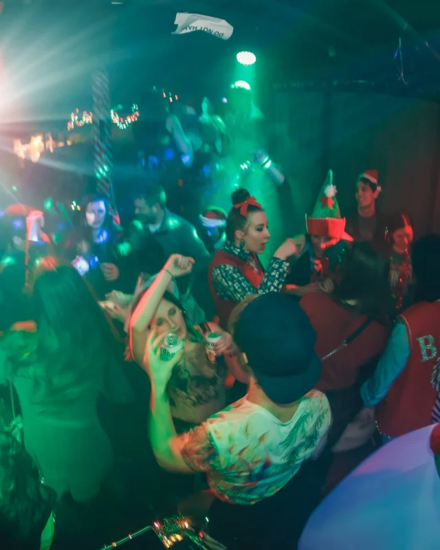 Nonsense EAV 2016 Holiday Party! Kimber! Fuller! Santa! The Basement was festive AF! Tag your friends! Photography by Oh Snap Kid