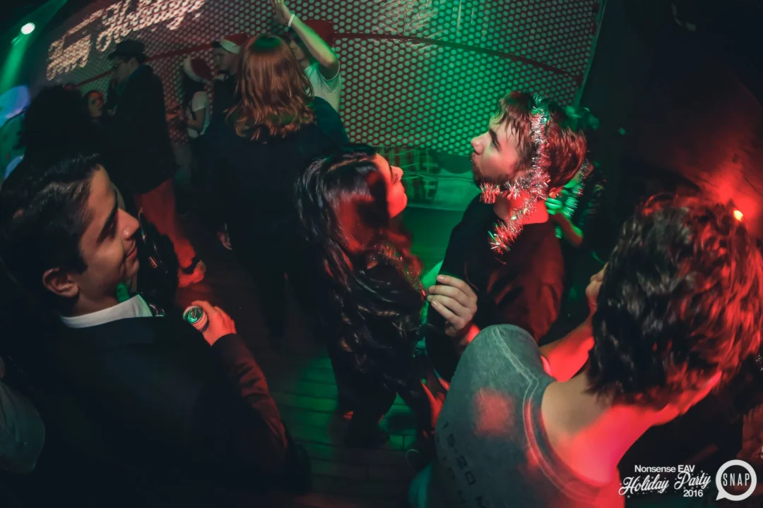 Nonsense EAV 2016 Holiday Party! Kimber! Fuller! Santa! The Basement was festive AF! Tag your friends! Photography by Oh Snap Kid