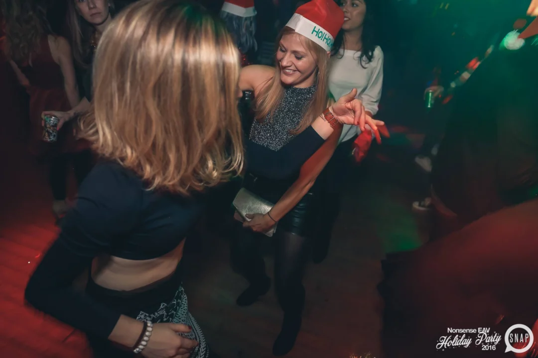 Nonsense EAV 2016 Holiday Party! Kimber! Fuller! Santa! The Basement was festive AF! Tag your friends! Photography by Oh Snap Kid