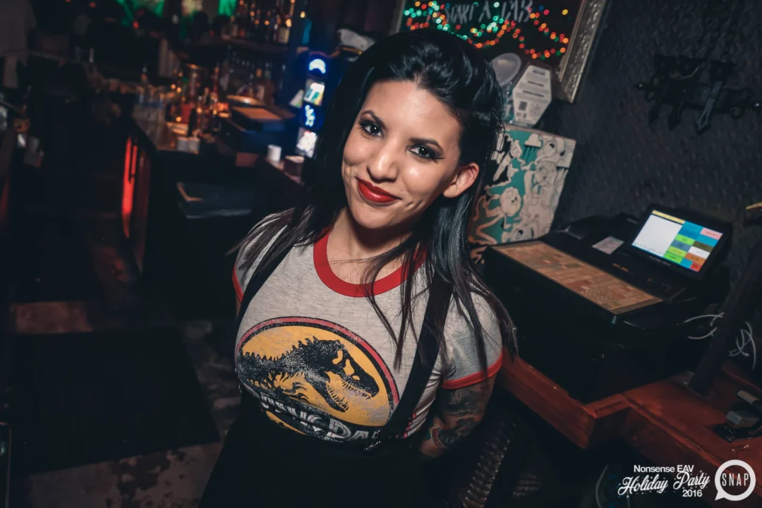 Nonsense EAV 2016 Holiday Party! Kimber! Fuller! Santa! The Basement was festive AF! Tag your friends! Photography by Oh Snap Kid