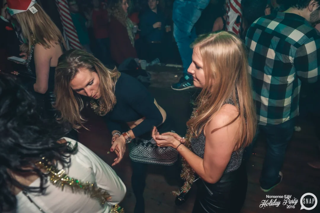 Nonsense EAV 2016 Holiday Party! Kimber! Fuller! Santa! The Basement was festive AF! Tag your friends! Photography by Oh Snap Kid