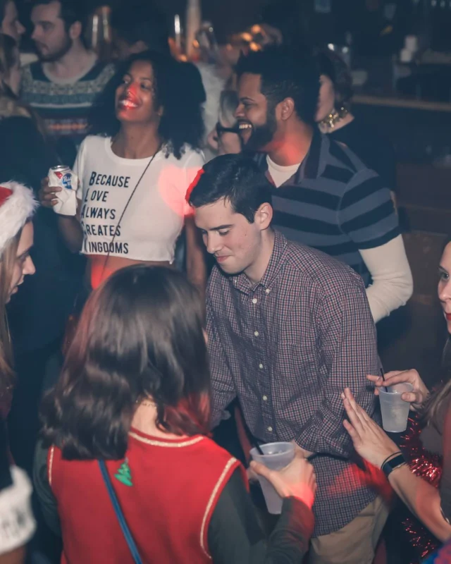 Nonsense EAV 2016 Holiday Party! Kimber! Fuller! Santa! The Basement was festive AF! Tag your friends! Photography by Oh Snap Kid