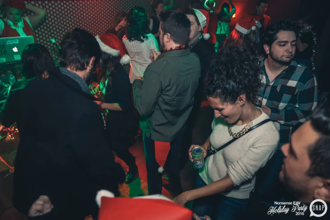 Nonsense EAV 2016 Holiday Party! Kimber! Fuller! Santa! The Basement was festive AF! Tag your friends! Photography by Oh Snap Kid