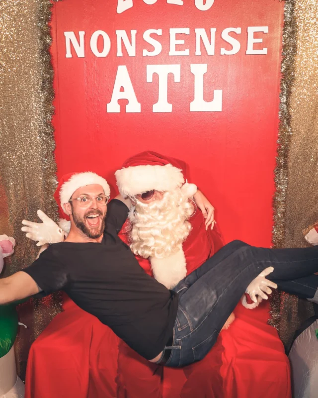 Nonsense EAV 2016 Holiday Party! Kimber! Fuller! Santa! The Basement was festive AF! Tag your friends! Photography by Oh Snap Kid