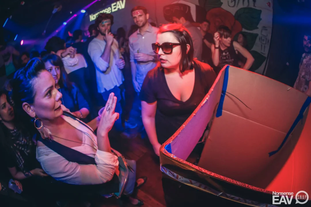 Nonsense EAV - January 2017The 3rd Friday of every month, Atlanta gets weird as heck with the Nonsense ATL crew to dance their cares away in the Basement. Tag your friends!Photos by Oh Snap Kid!