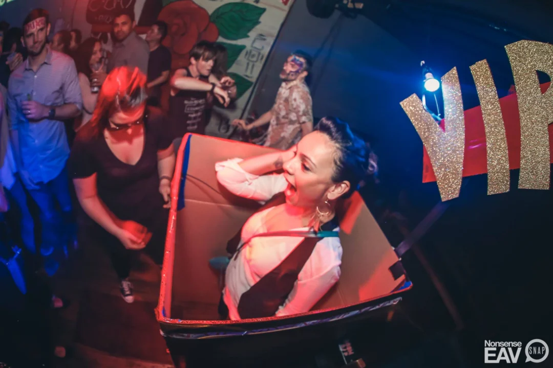Nonsense EAV - January 2017The 3rd Friday of every month, Atlanta gets weird as heck with the Nonsense ATL crew to dance their cares away in the Basement. Tag your friends!Photos by Oh Snap Kid!
