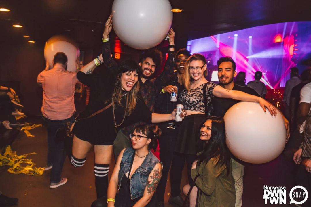 The launch of Nonsense DWNTWN at the Masquerade in downtown Atlanta! It got real ridiculous... Kimber was the DJ. Tag your friends! Photo by Oh Snap Kid!
