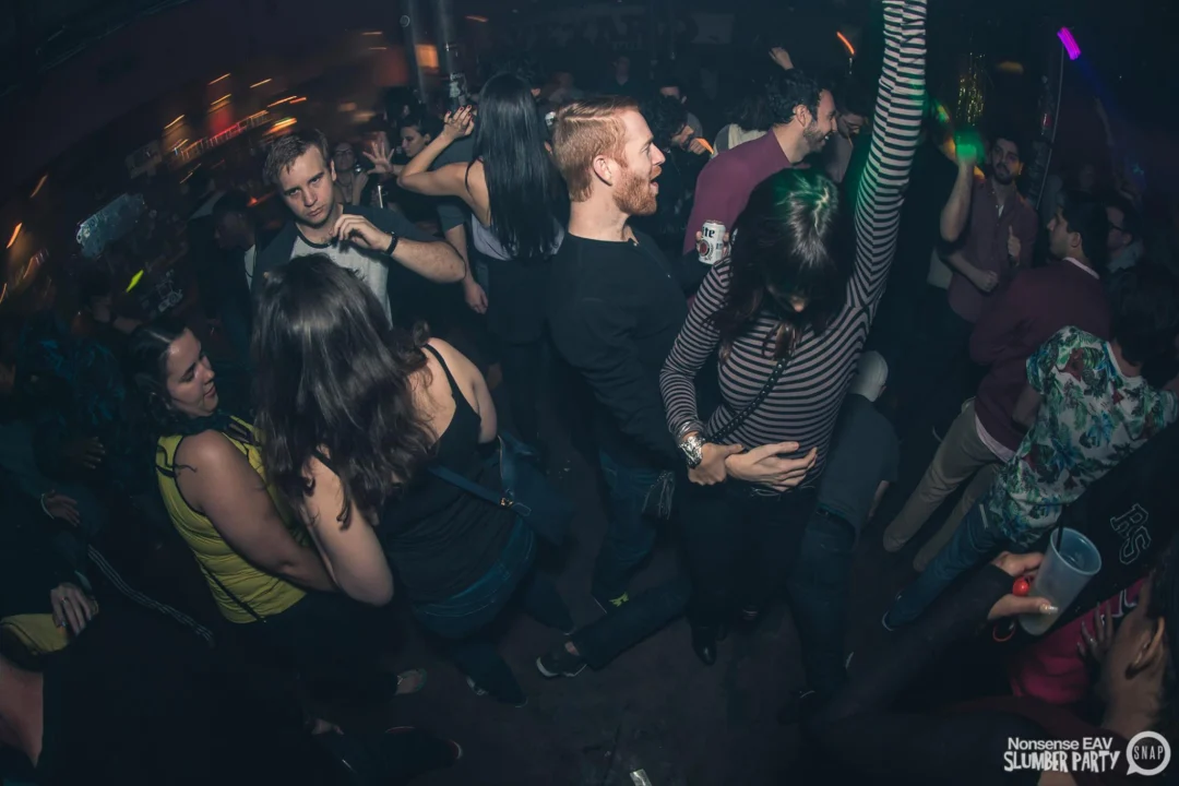 Nonsense EAV Slumber Party - 2/17/17.Pajamas! Onesies! Dancing! Atlanta's nicest people! Dance Bunny! The DJ was Kimber! 3rd Fridays at the Basement in East Atlanta!Photo by Oh Snap! Tag your friends!