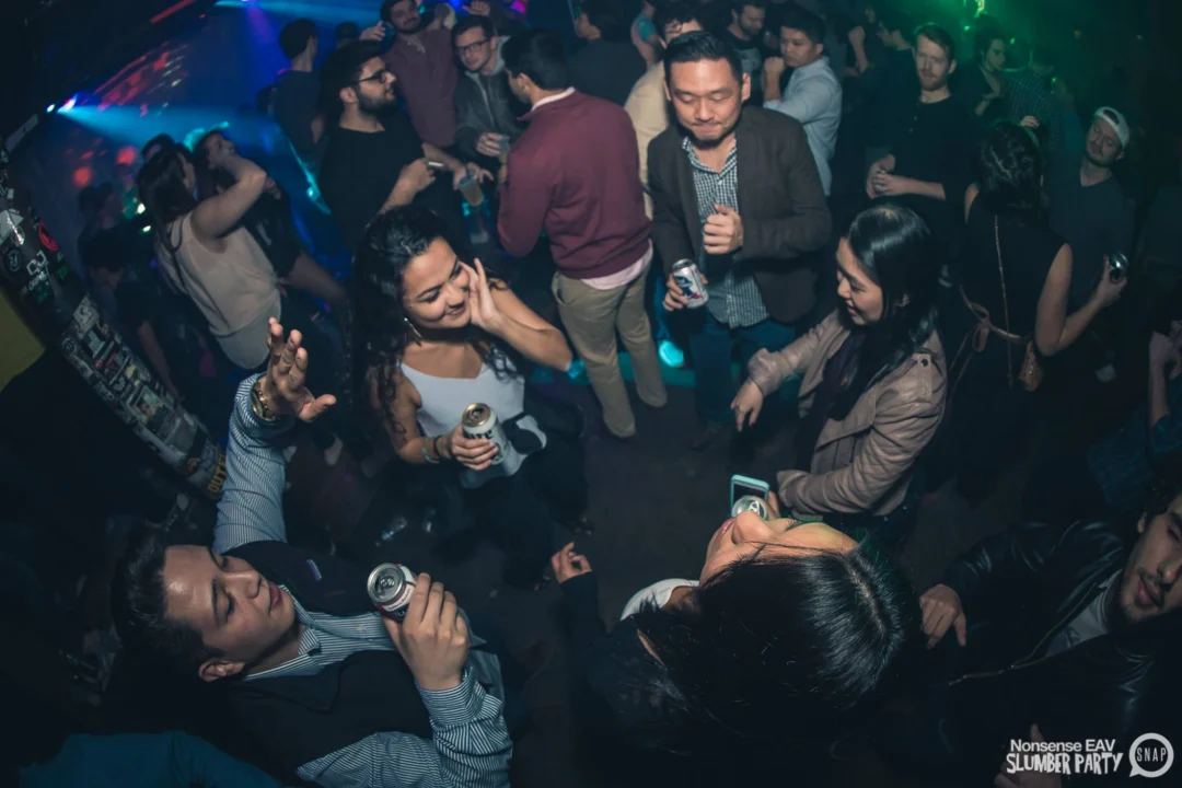 Nonsense EAV Slumber Party - 2/17/17.Pajamas! Onesies! Dancing! Atlanta's nicest people! Dance Bunny! The DJ was Kimber! 3rd Fridays at the Basement in East Atlanta!Photo by Oh Snap! Tag your friends!