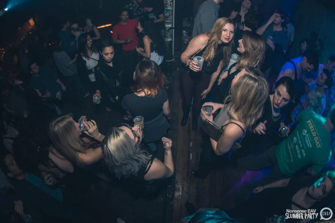 Nonsense EAV Slumber Party - 2/17/17.Pajamas! Onesies! Dancing! Atlanta's nicest people! Dance Bunny! The DJ was Kimber! 3rd Fridays at the Basement in East Atlanta!Photo by Oh Snap! Tag your friends!