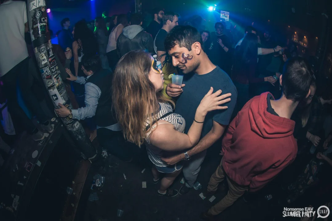 Nonsense EAV Slumber Party - 2/17/17.Pajamas! Onesies! Dancing! Atlanta's nicest people! Dance Bunny! The DJ was Kimber! 3rd Fridays at the Basement in East Atlanta!Photo by Oh Snap! Tag your friends!