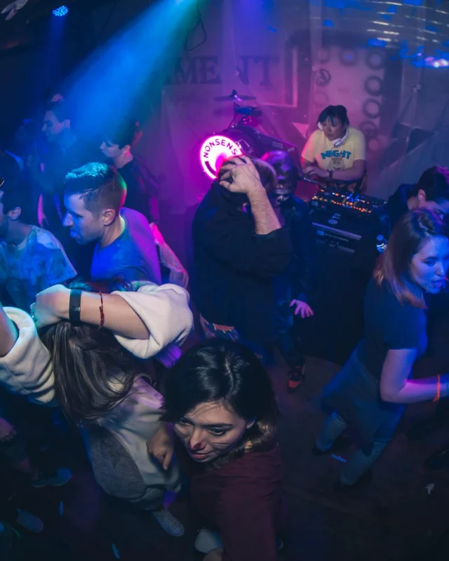 Nonsense EAV Slumber Party - 2/17/17.Pajamas! Onesies! Dancing! Atlanta's nicest people! Dance Bunny! The DJ was Kimber! 3rd Fridays at the Basement in East Atlanta!Photo by Oh Snap! Tag your friends!